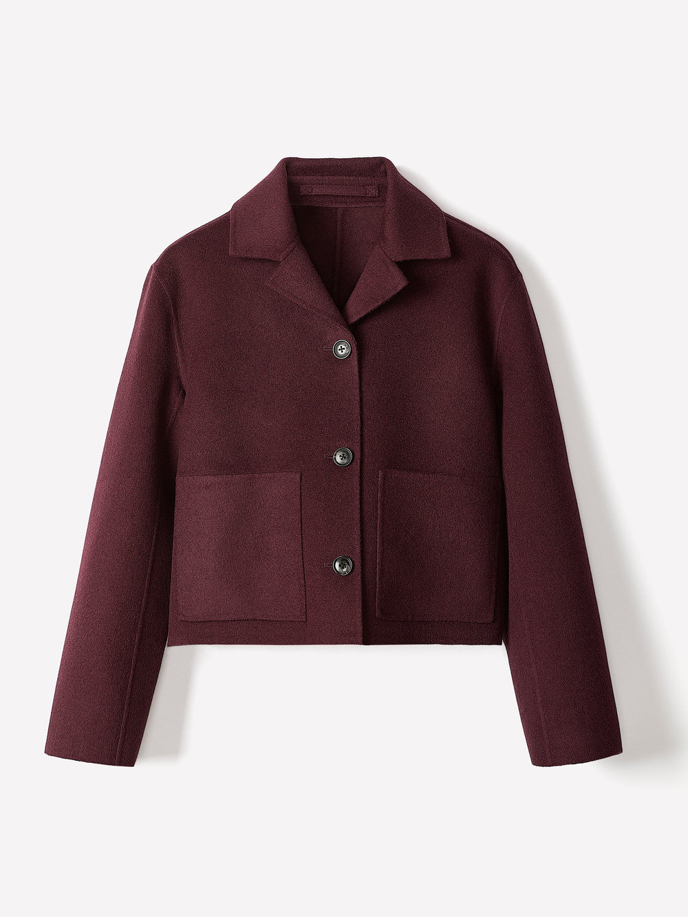 Double Face Wool-Blend Transitional Coat rw&co Great Value Deal