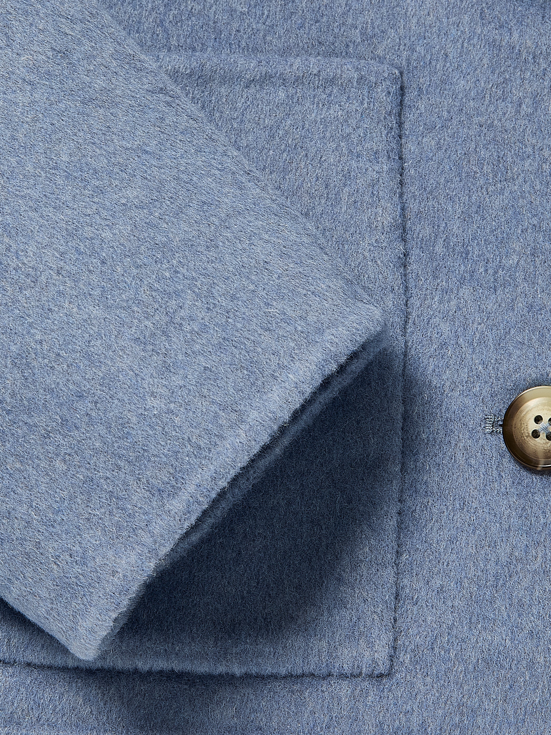 Double Face Wool-Blend Transitional Coat rw&co Great Value Deal