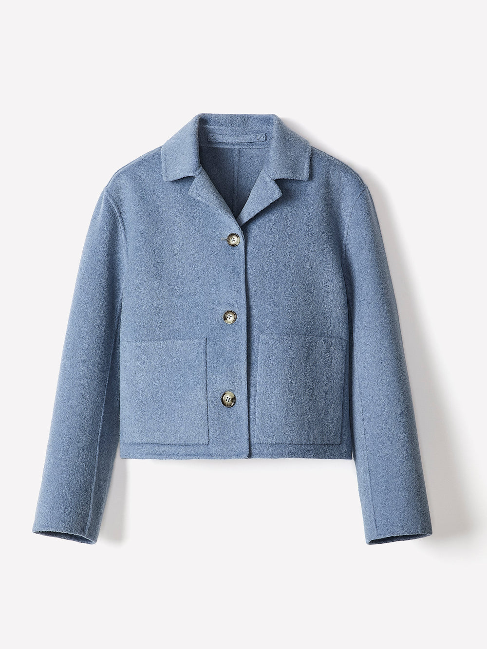 Double Face Wool-Blend Transitional Coat rw&co Great Value Deal