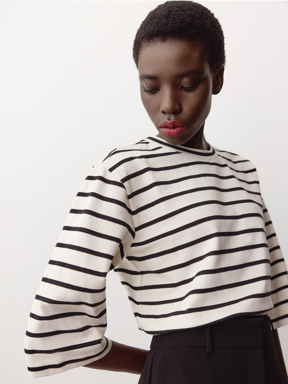 Loose Jersey Cotton Tee rw&co On Sale