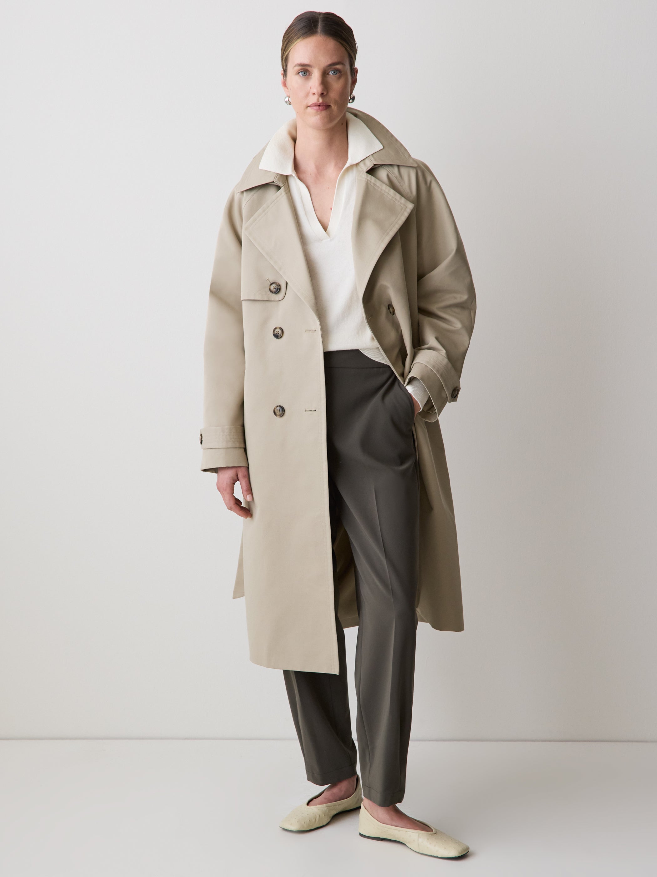 Trench Coat with Quilted Lining rw&co Exclusive Sale Price