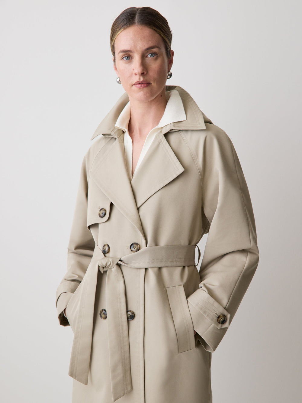 Trench Coat with Quilted Lining rw&co Exclusive Sale Price