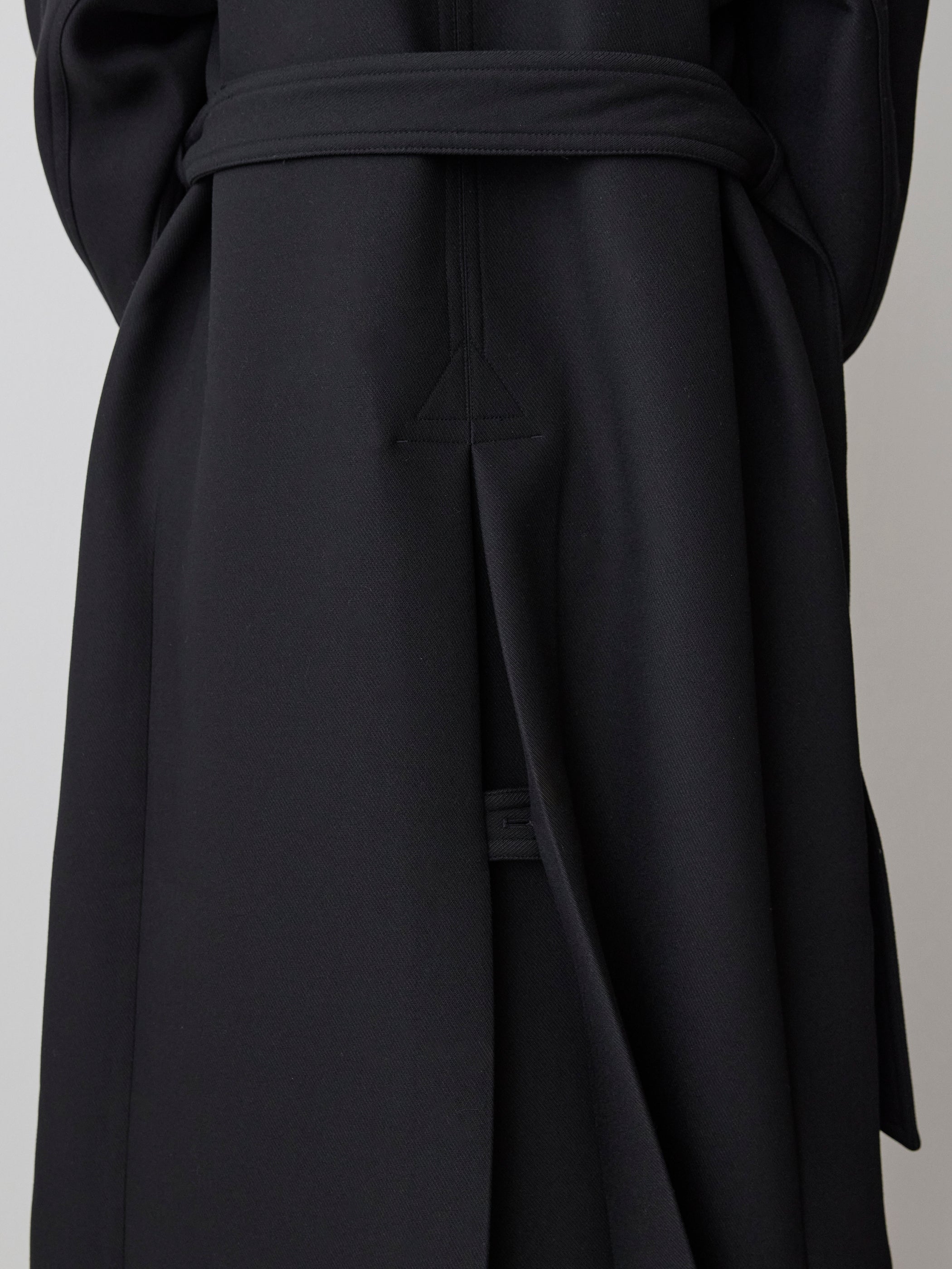 Double-Breasted Trench Coat with Belt rw&co Limited Time Discount