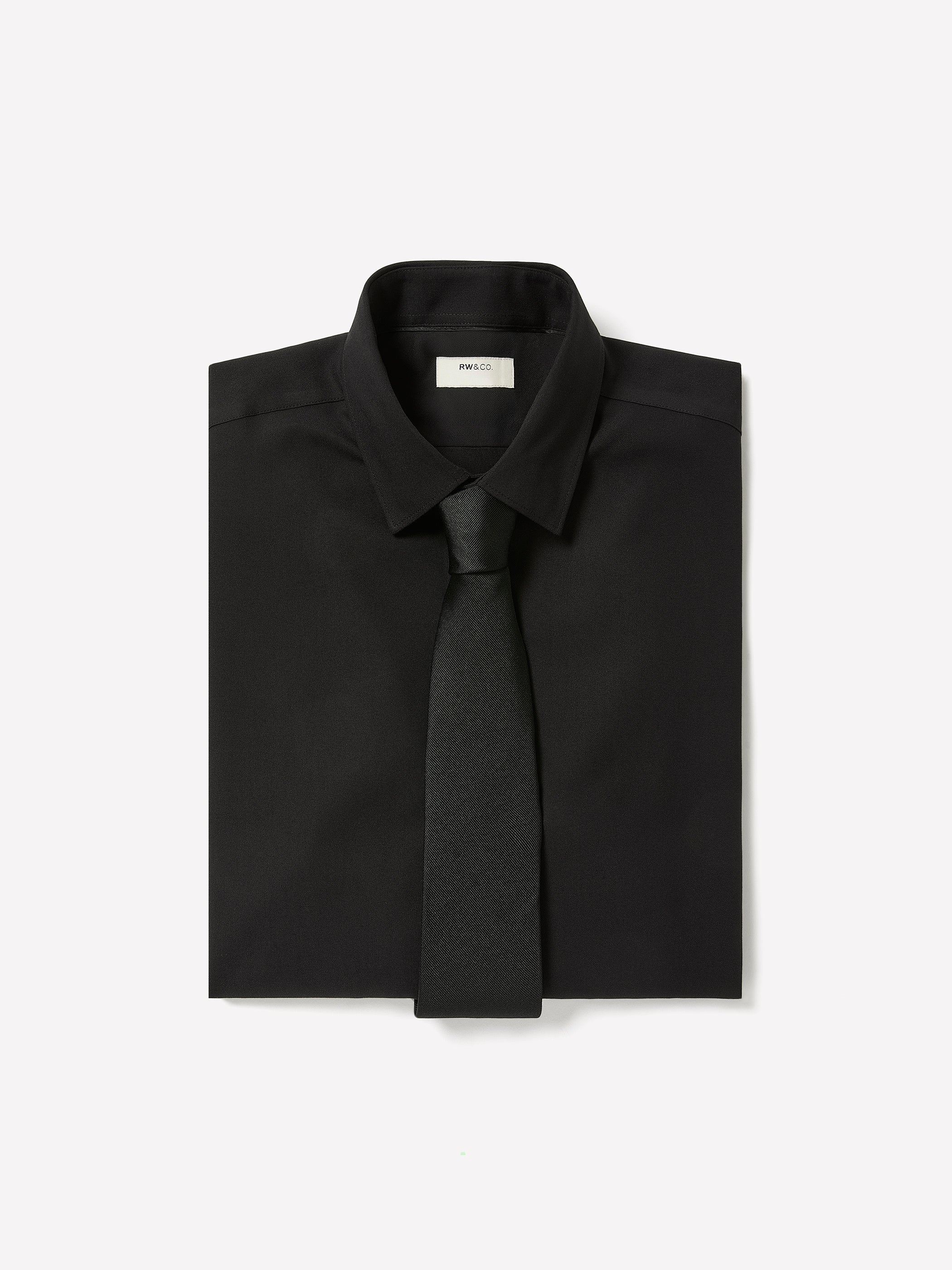 Slim Fit Knit-Like Dress Shirt rw&co On Sale