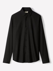 Slim Fit Knit-Like Dress Shirt rw&co On Sale