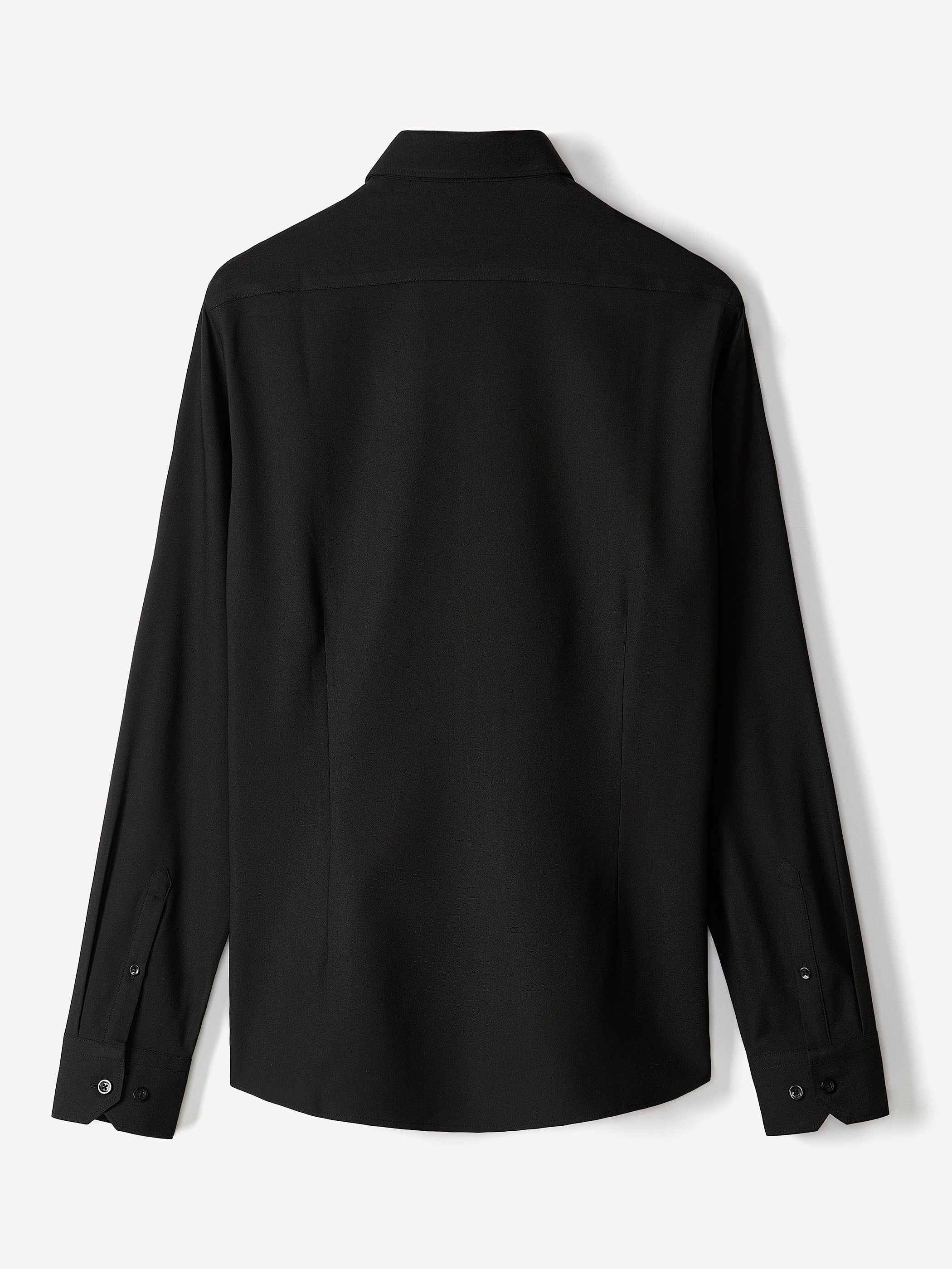 Slim Fit Knit-Like Dress Shirt rw&co On Sale