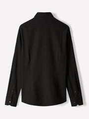 Slim Fit Knit-Like Dress Shirt rw&co On Sale