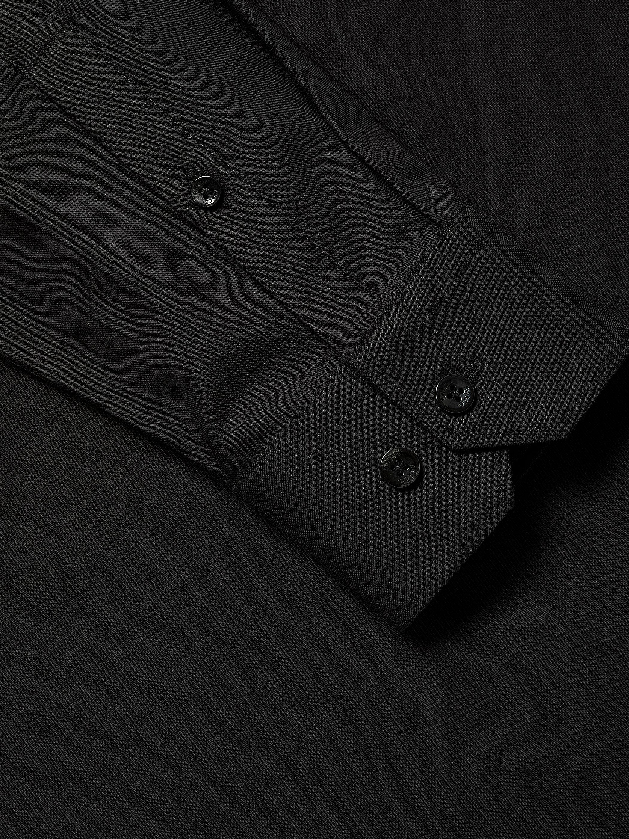 Slim Fit Knit-Like Dress Shirt rw&co On Sale