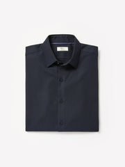 Slim Fit Knit-Like Dress Shirt rw&co Great Value Deal