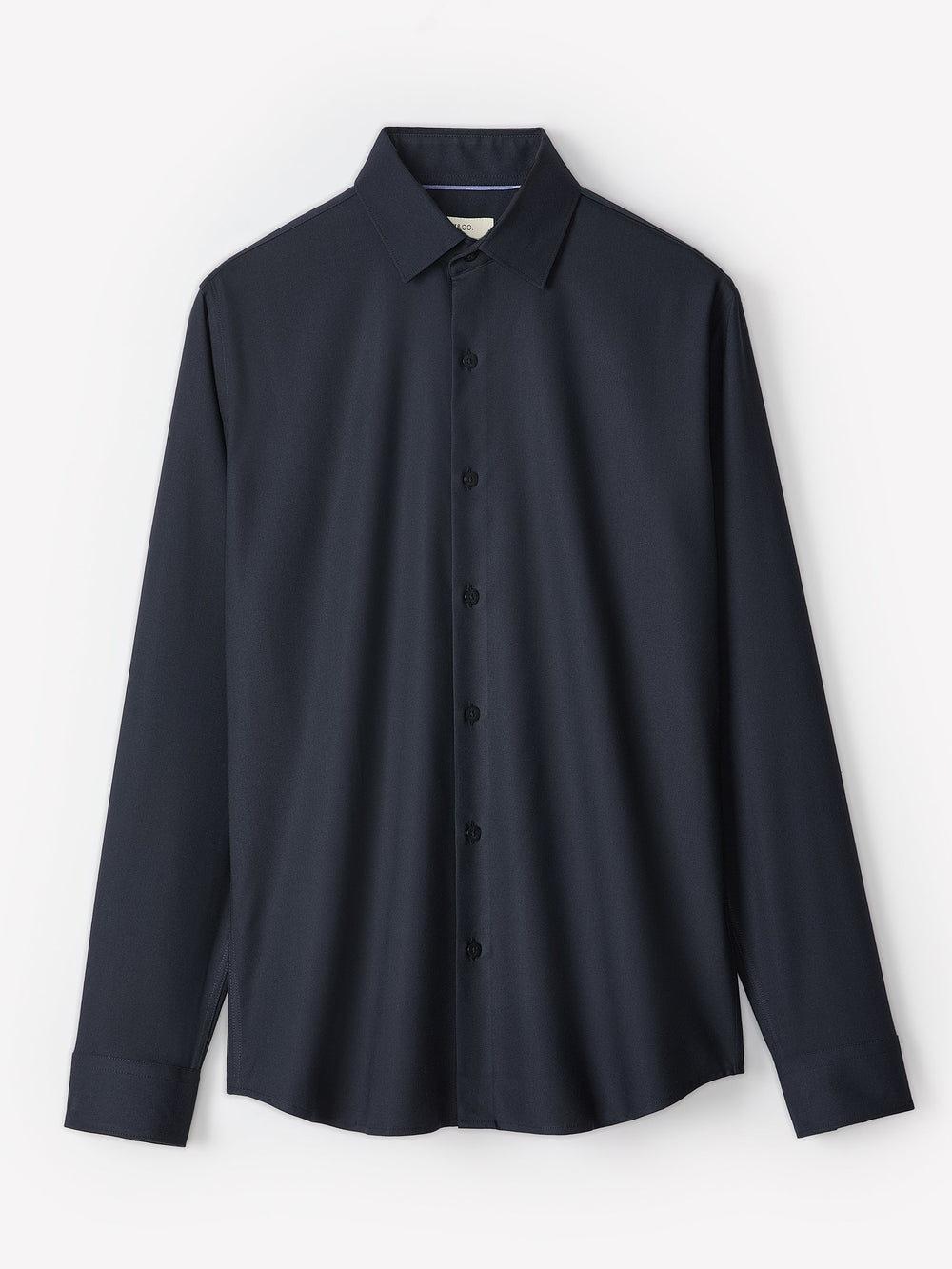 Slim Fit Knit-Like Dress Shirt rw&co Great Value Deal