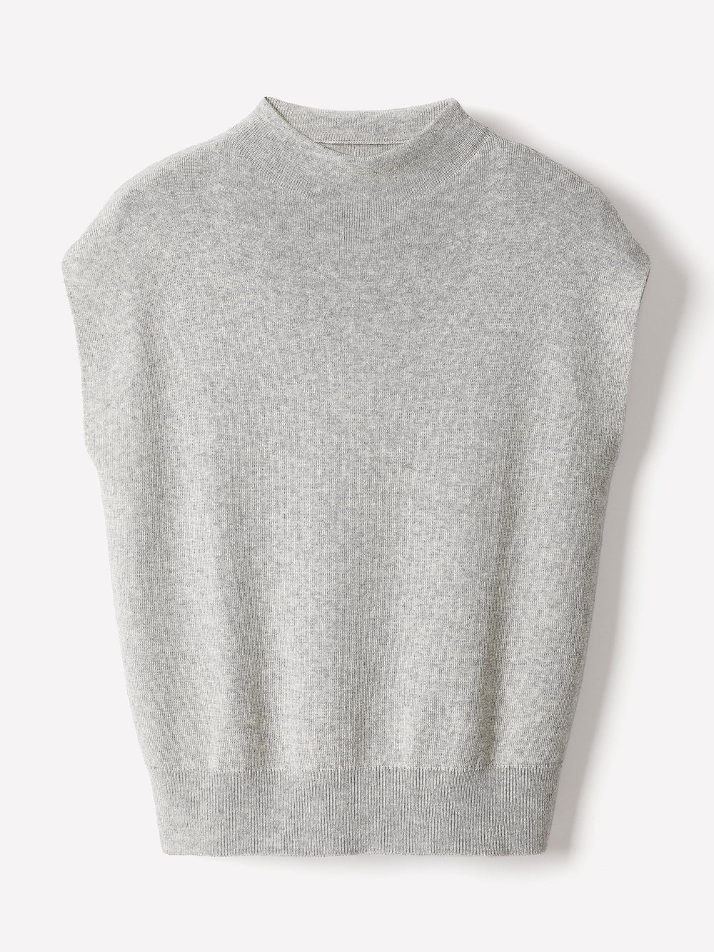 Extended-Sleeve Funnel-Neck Sweater rw&co Limited Time Discount