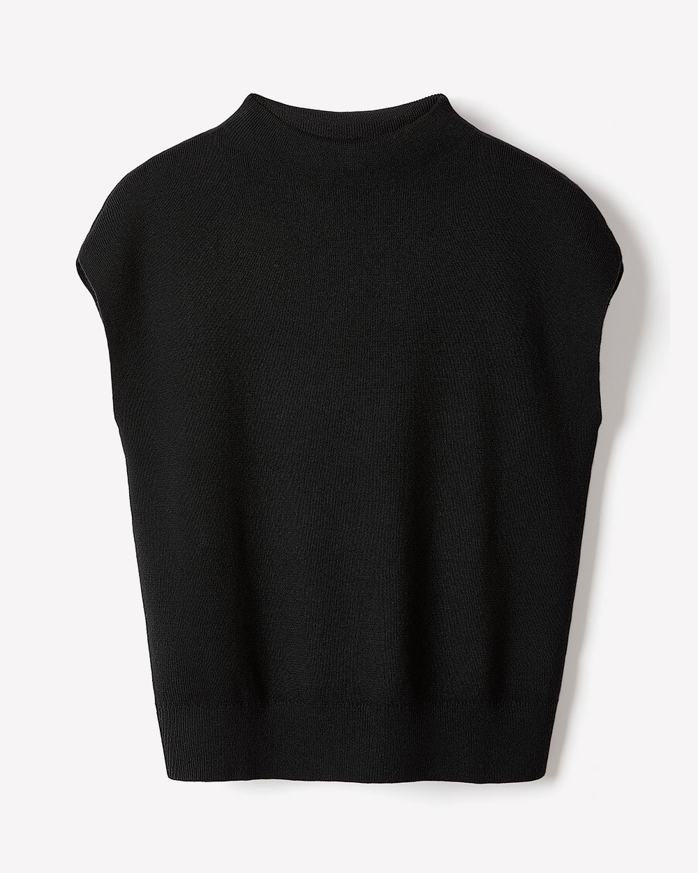 Extended-Sleeve Funnel-Neck Sweater rw&co Limited Time Discount