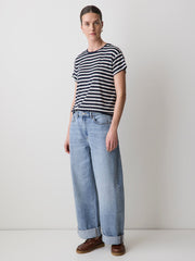 Short-Sleeve Crew-Neck Boxy Tee rw&co Special Promo Price