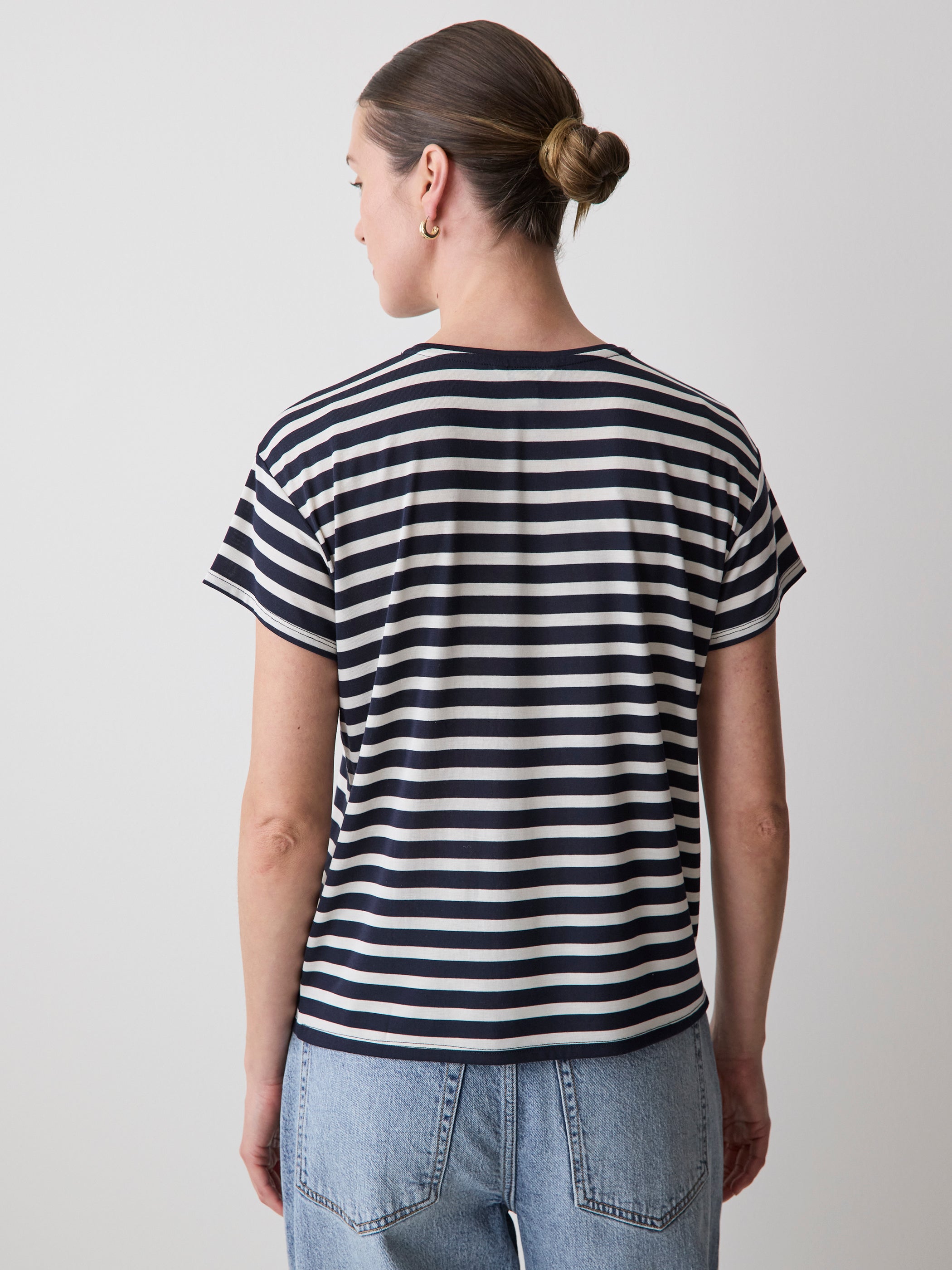 Short-Sleeve Crew-Neck Boxy Tee rw&co Special Promo Price