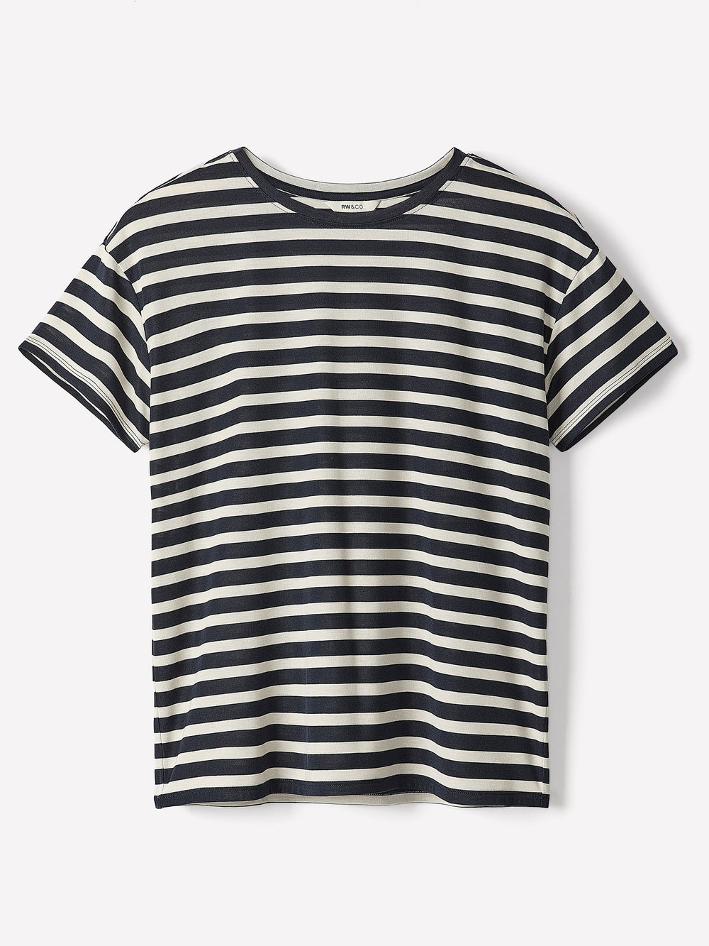Short-Sleeve Crew-Neck Boxy Tee rw&co Special Promo Price