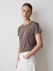 Silk-Blend Boxy Knit Top rw&co On Sale