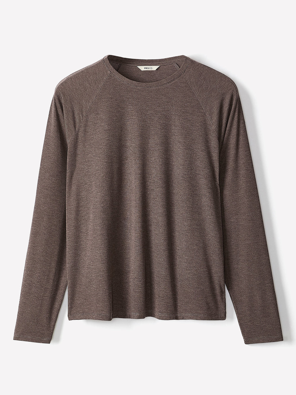 Long-Sleeve Crew-Neck Loose Tee rw&co Exclusive Sale Price