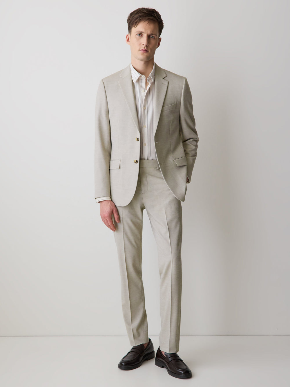 Slim Fit Tech Suit Blazer rw&co On Sale