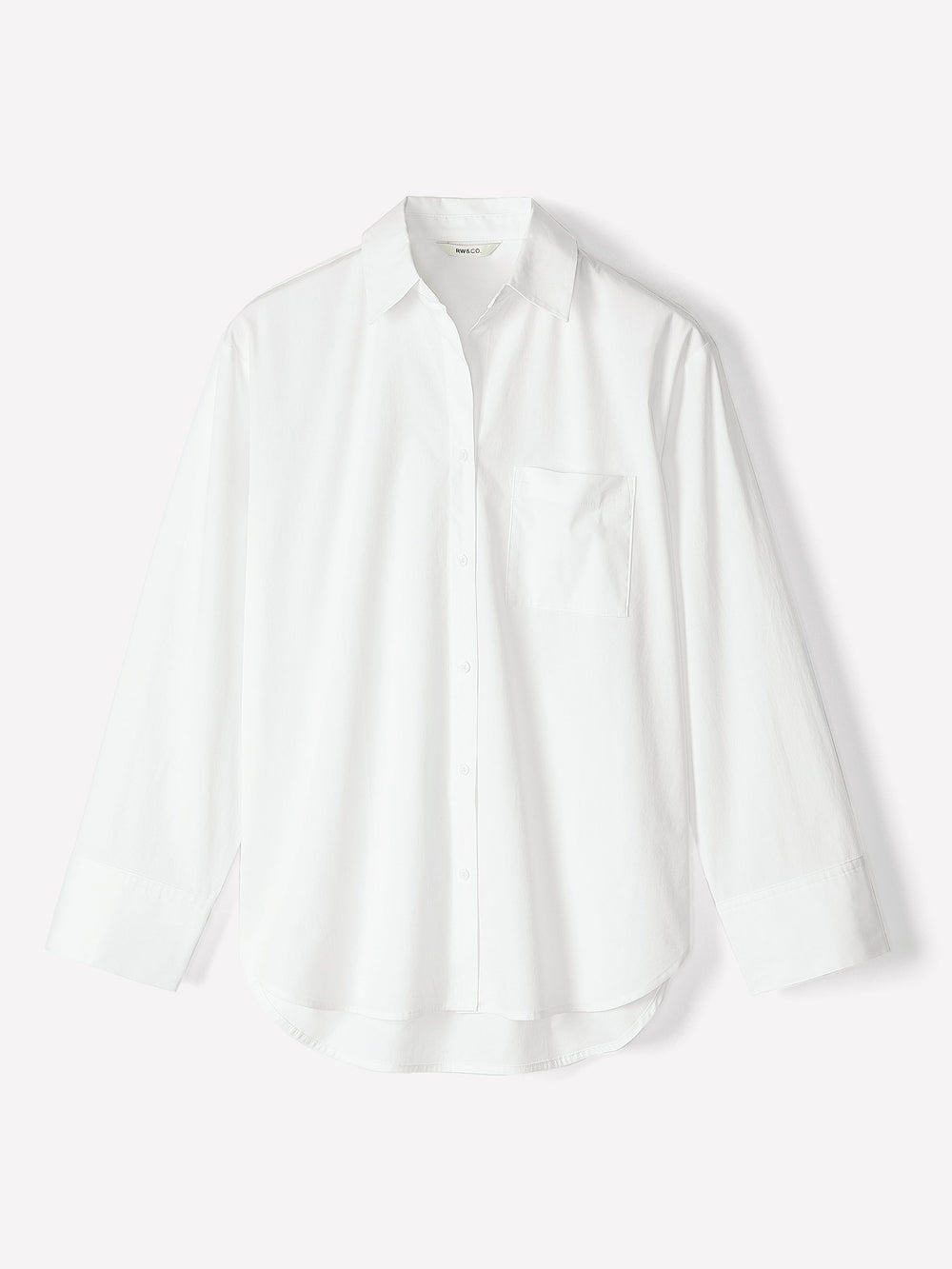 Long-Sleeve Poplin Shirt rw&co Special Promo Price