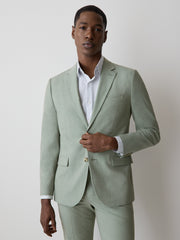 Slim Fit Mint Suit Blazer rw&co Limited Time Discount