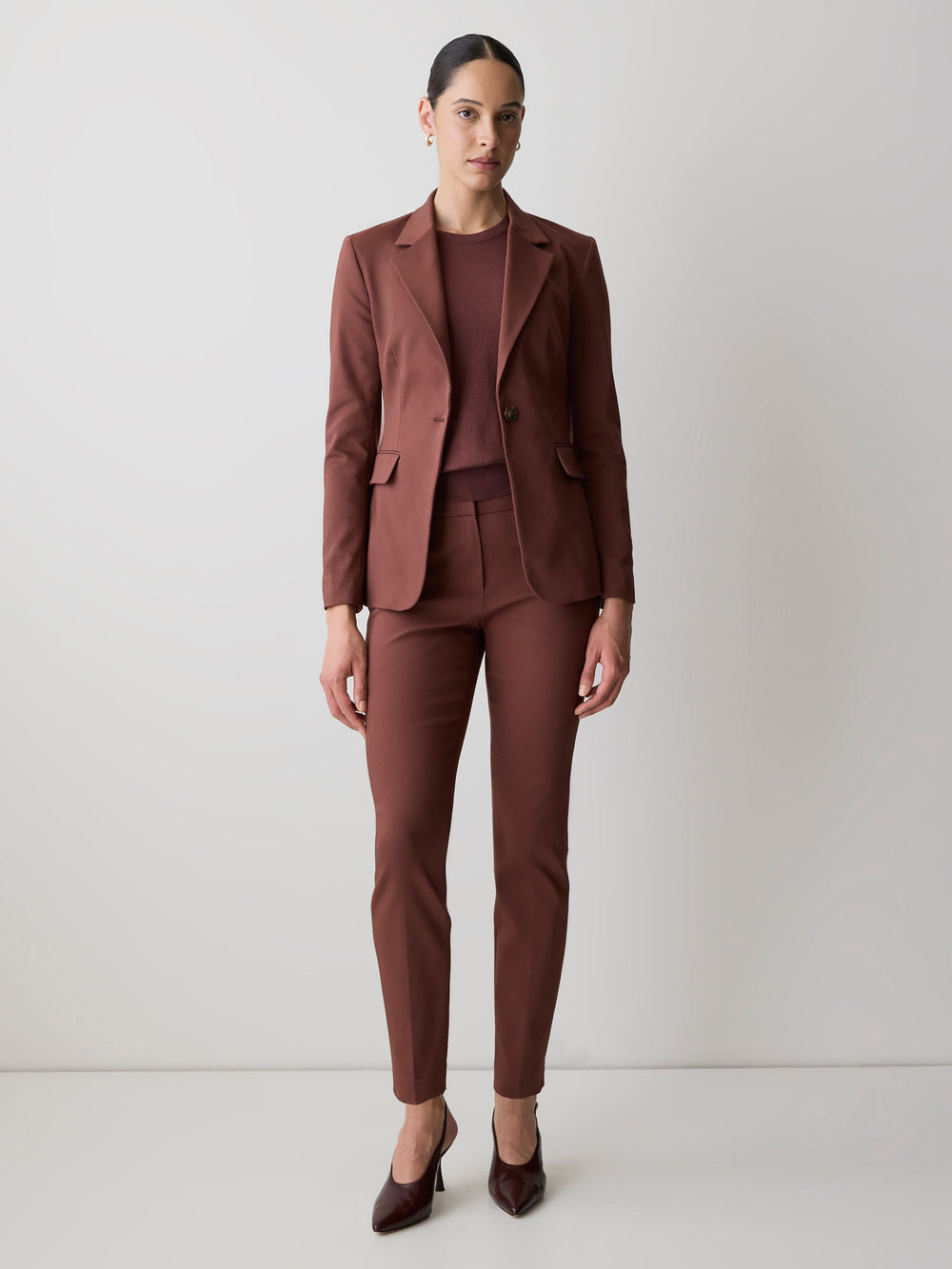 Limitless One-Button Fitted Blazer rw&co Limited Time Discount