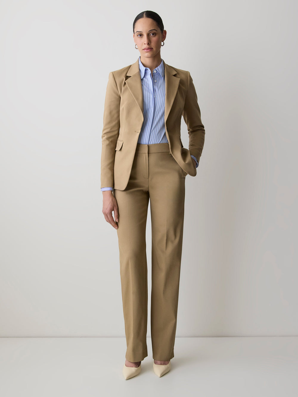Limitless One-Button Fitted Blazer rw&co Limited Time Discount