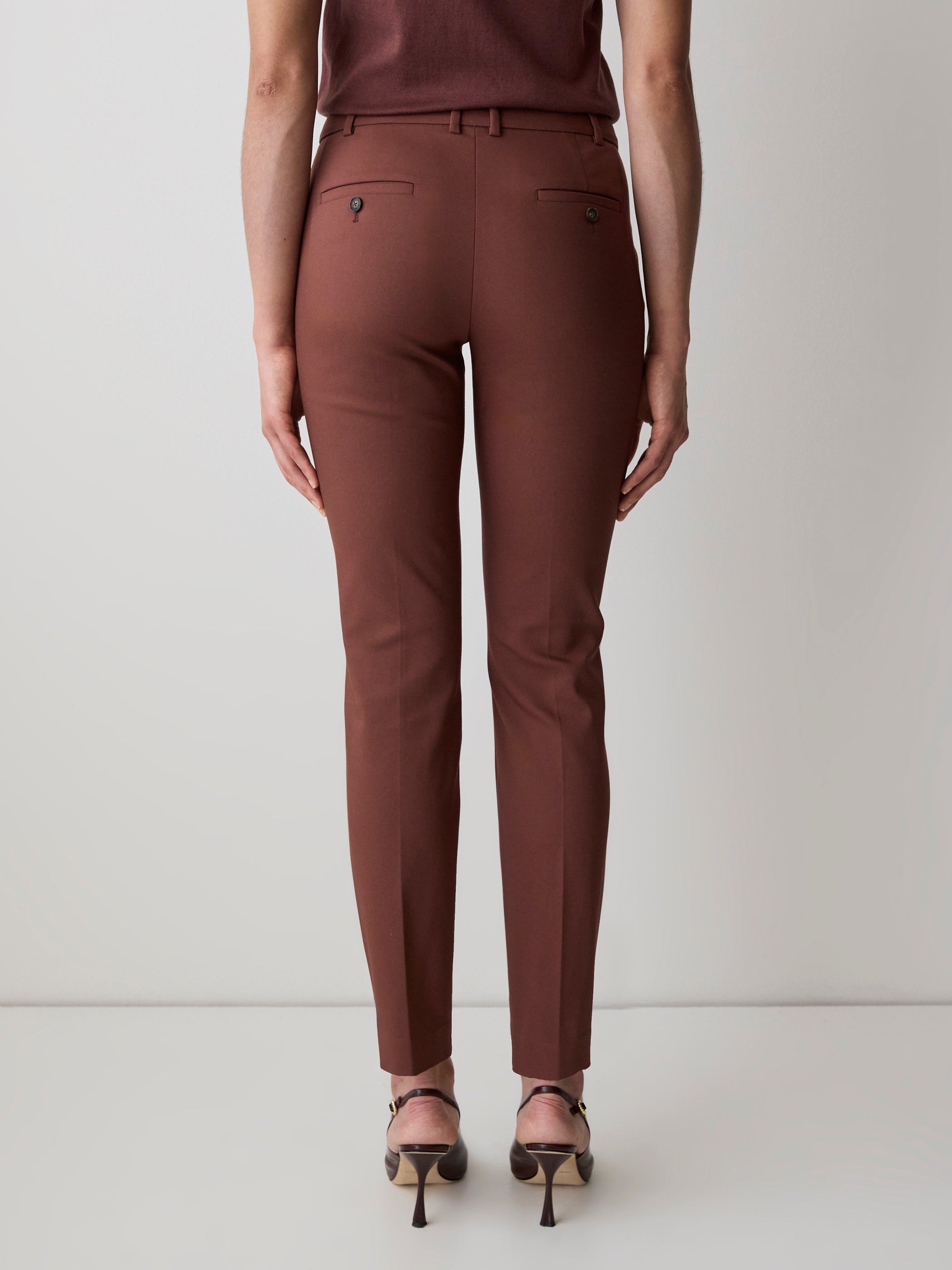 Limitless Mid-Rise Slim-Leg Signature Fit Pant rw&co Great Value Deal