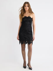 3D Lace Sleeveless Mini Dress rw&co Special Promo Price