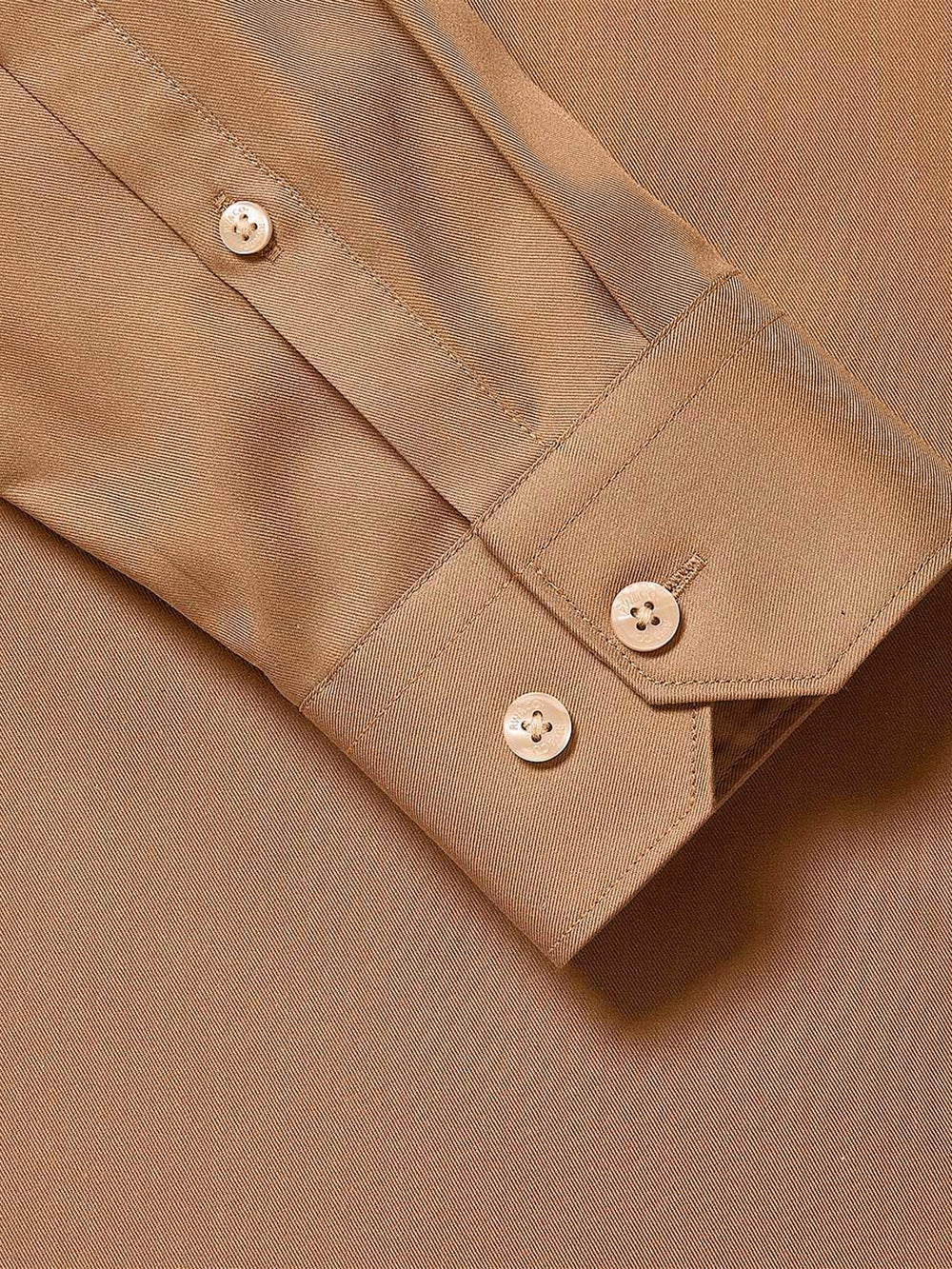 Slim Fit Solid Twill Dress Shirt rw&co Limited Time Discount