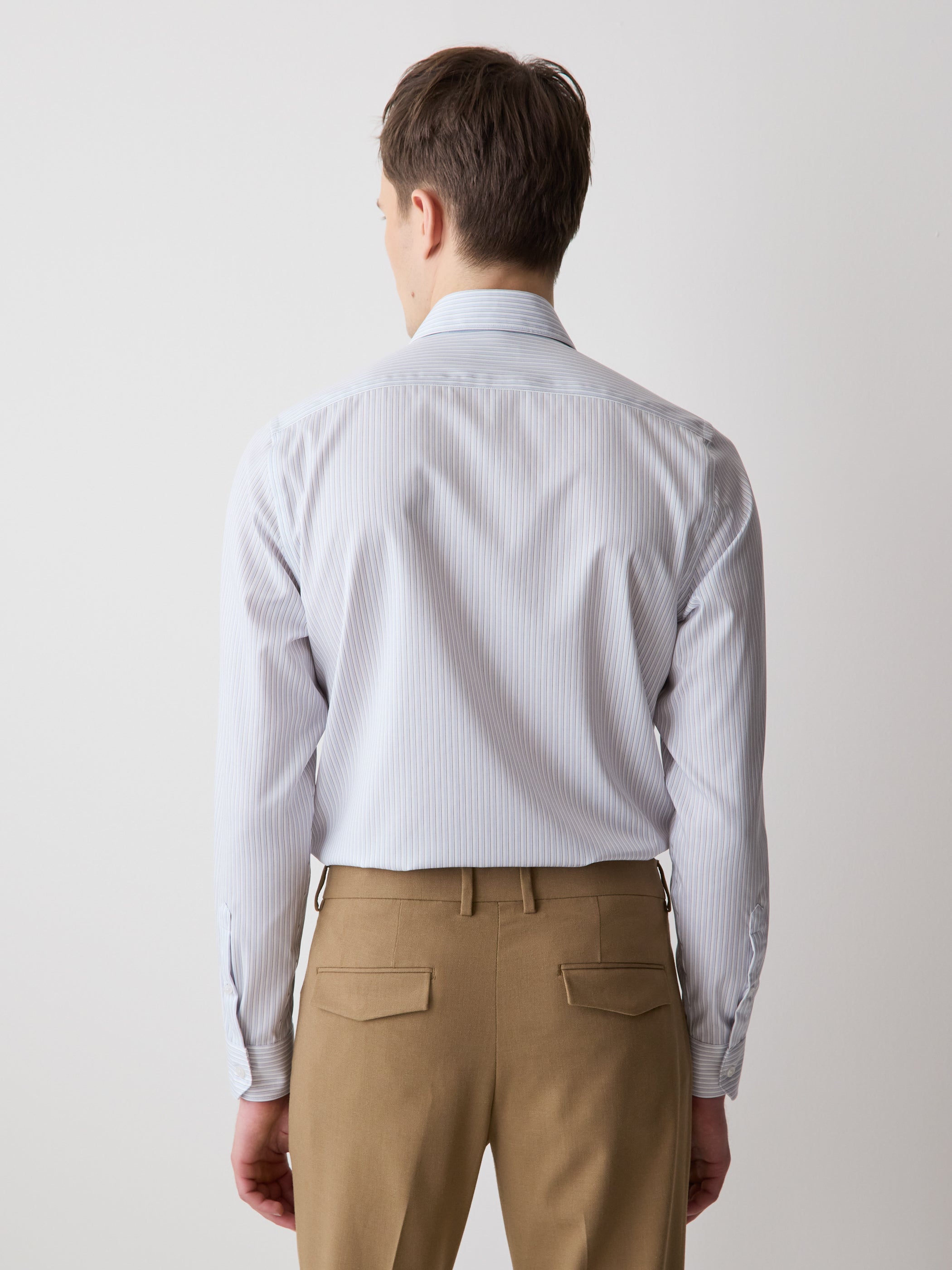 Slim Fit Striped Dress Shirt rw&co Great Value Deal