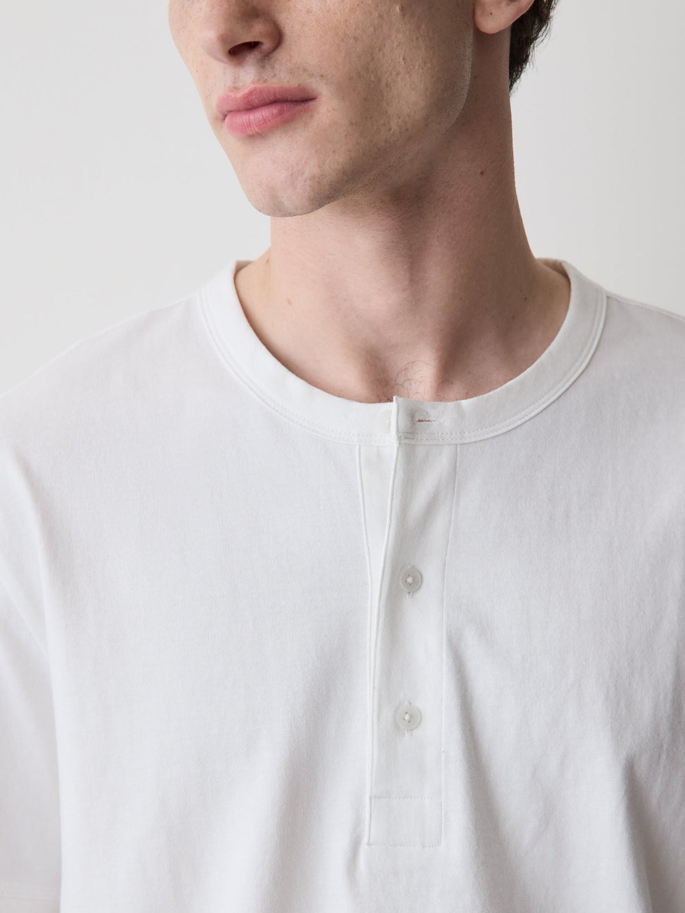 Short-Sleeve Henley T-Shirt rw&co On Sale
