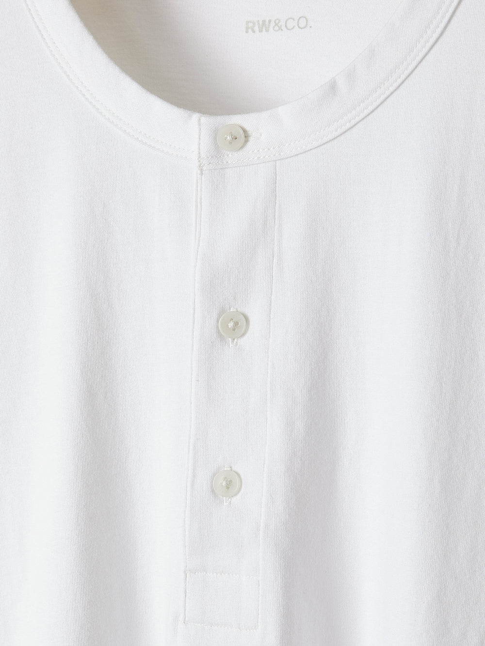 Short-Sleeve Henley T-Shirt rw&co On Sale