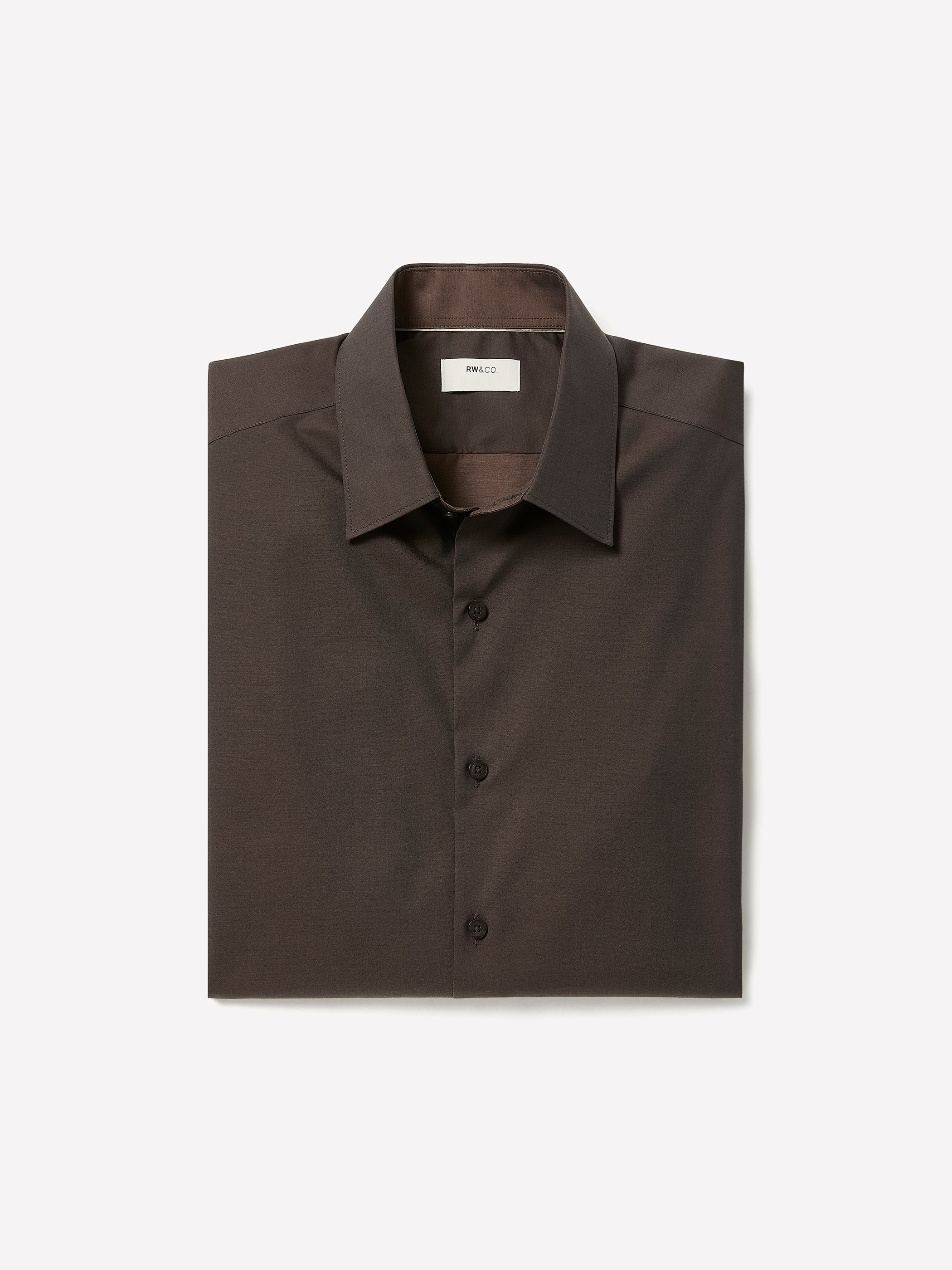 Tailored Fit Denim-Like Dress Shirt rw&co Special Promo Price