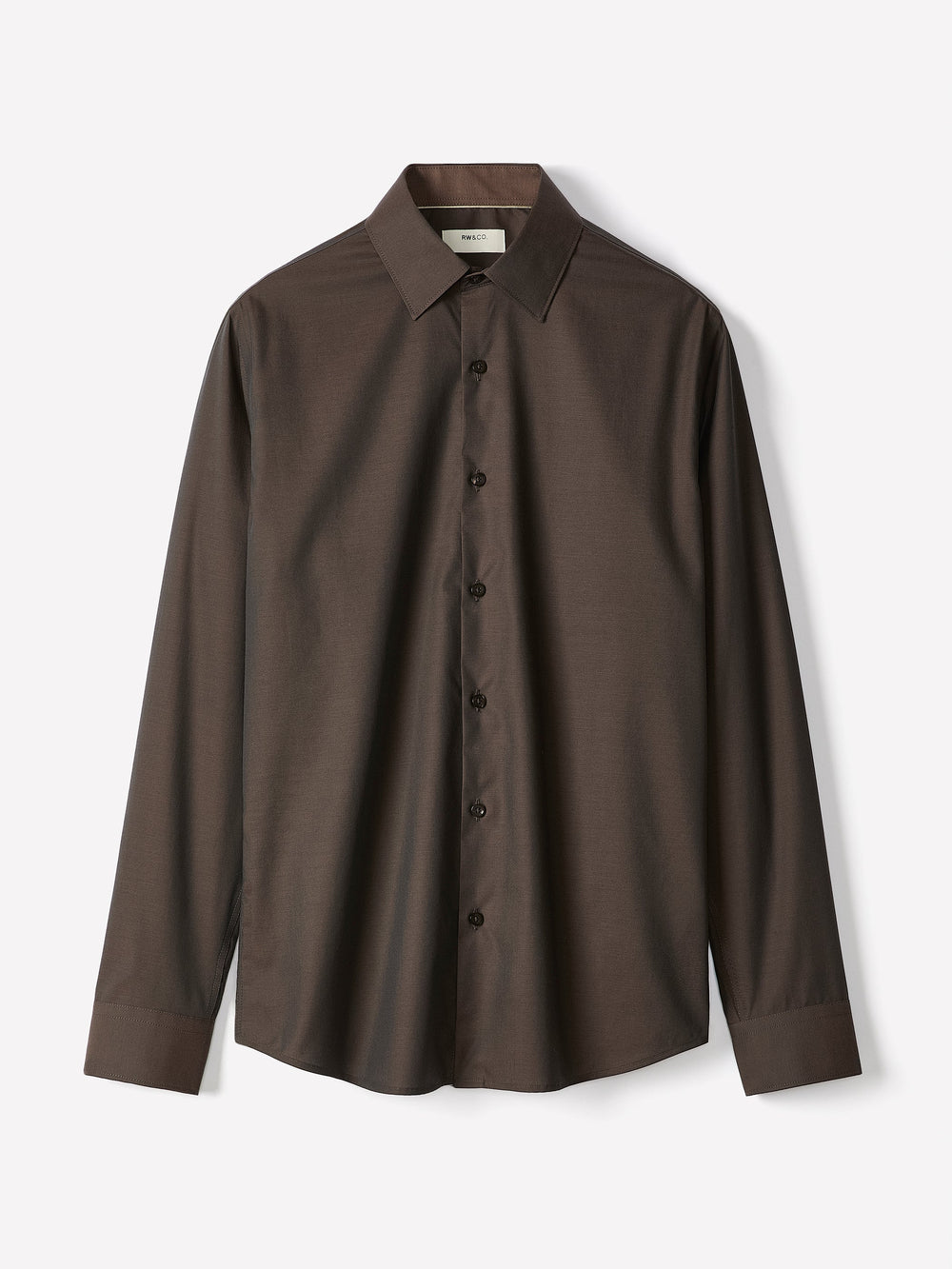 Tailored Fit Denim-Like Dress Shirt rw&co Special Promo Price