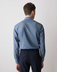 Tailored Fit Denim-Like Dress Shirt rw&co Special Promo Price