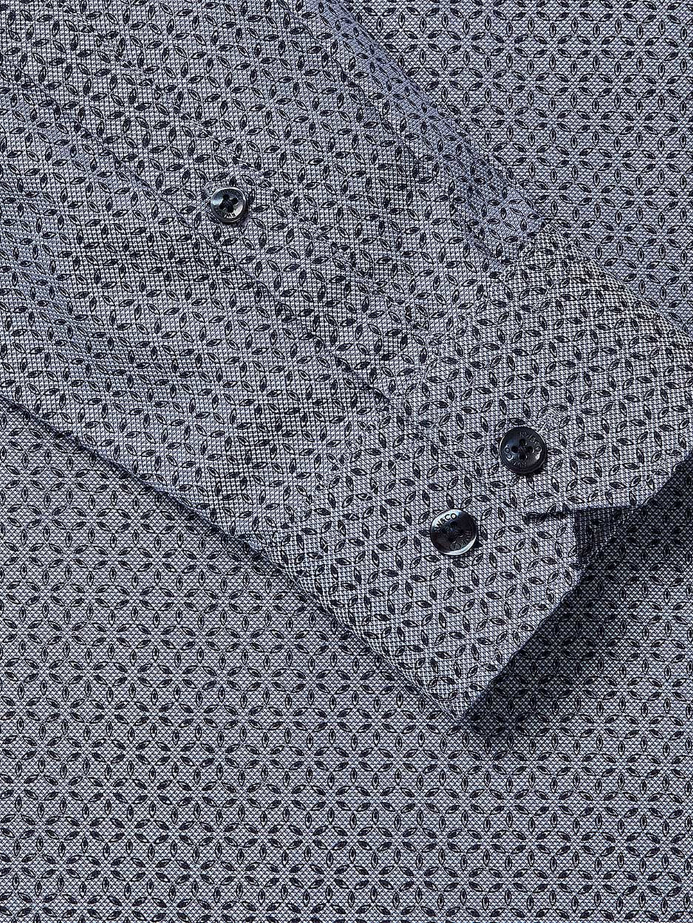 Regular Fit Dress Shirt with Micro Geo Print rw&co Special Offer