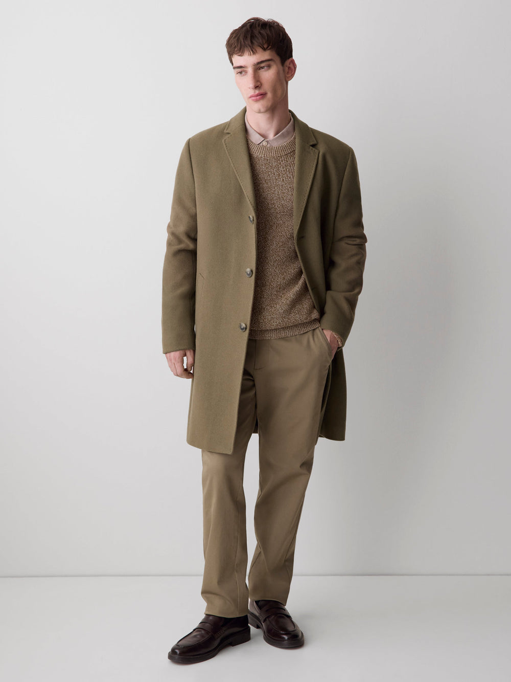 Long-Sleeve Sweater with Shaker Stitches rw&co Limited Time Discount