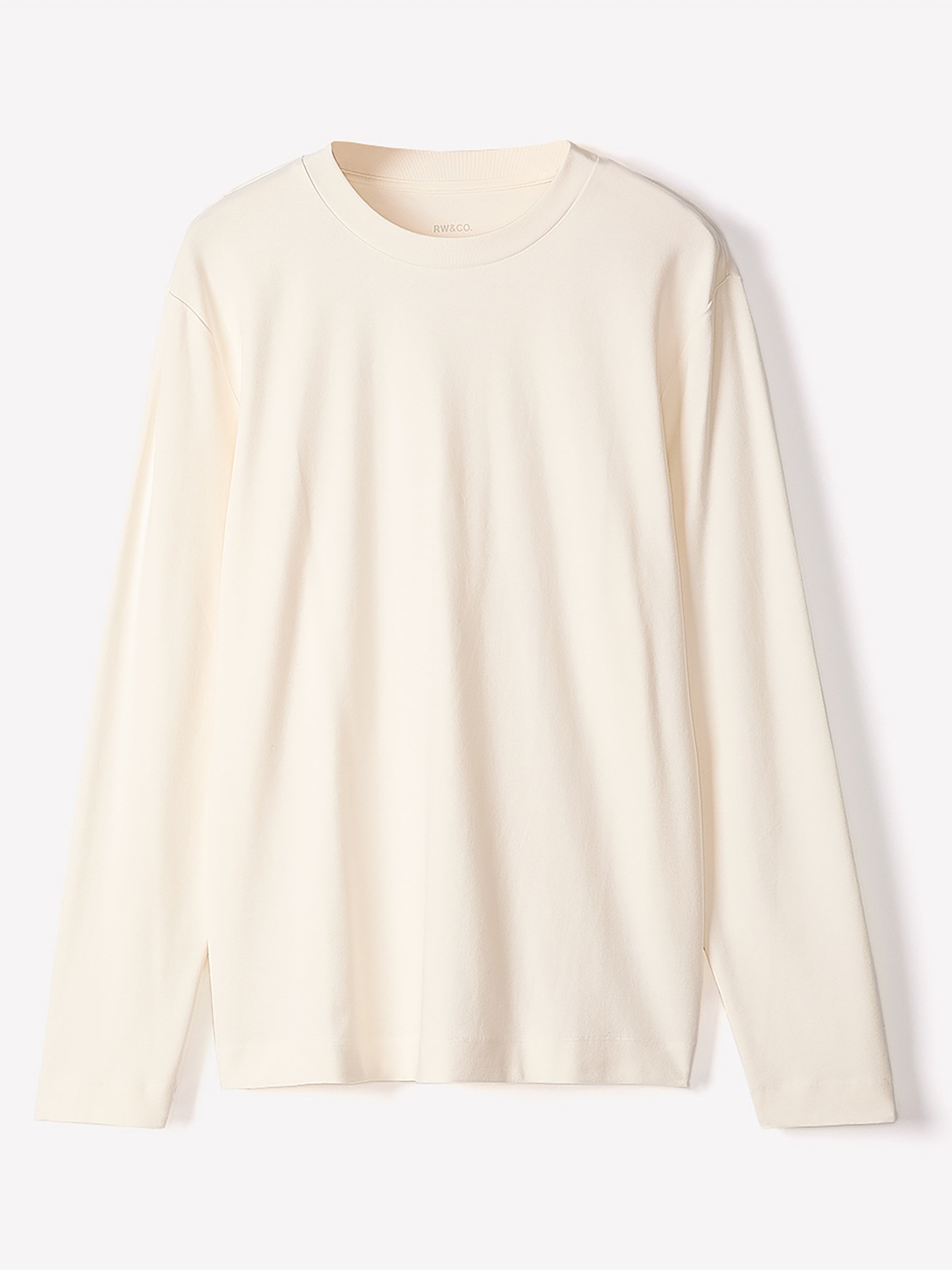 Long-Sleeve Crew-Neck Tee rw&co Special Promo Price