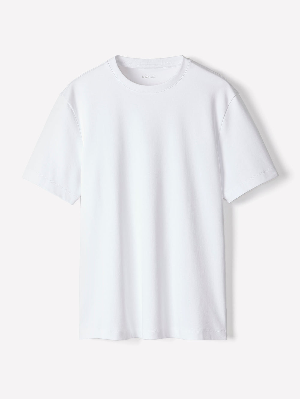 Solid Short-Sleeve Crew-Neck Tee rw&co Special Offer