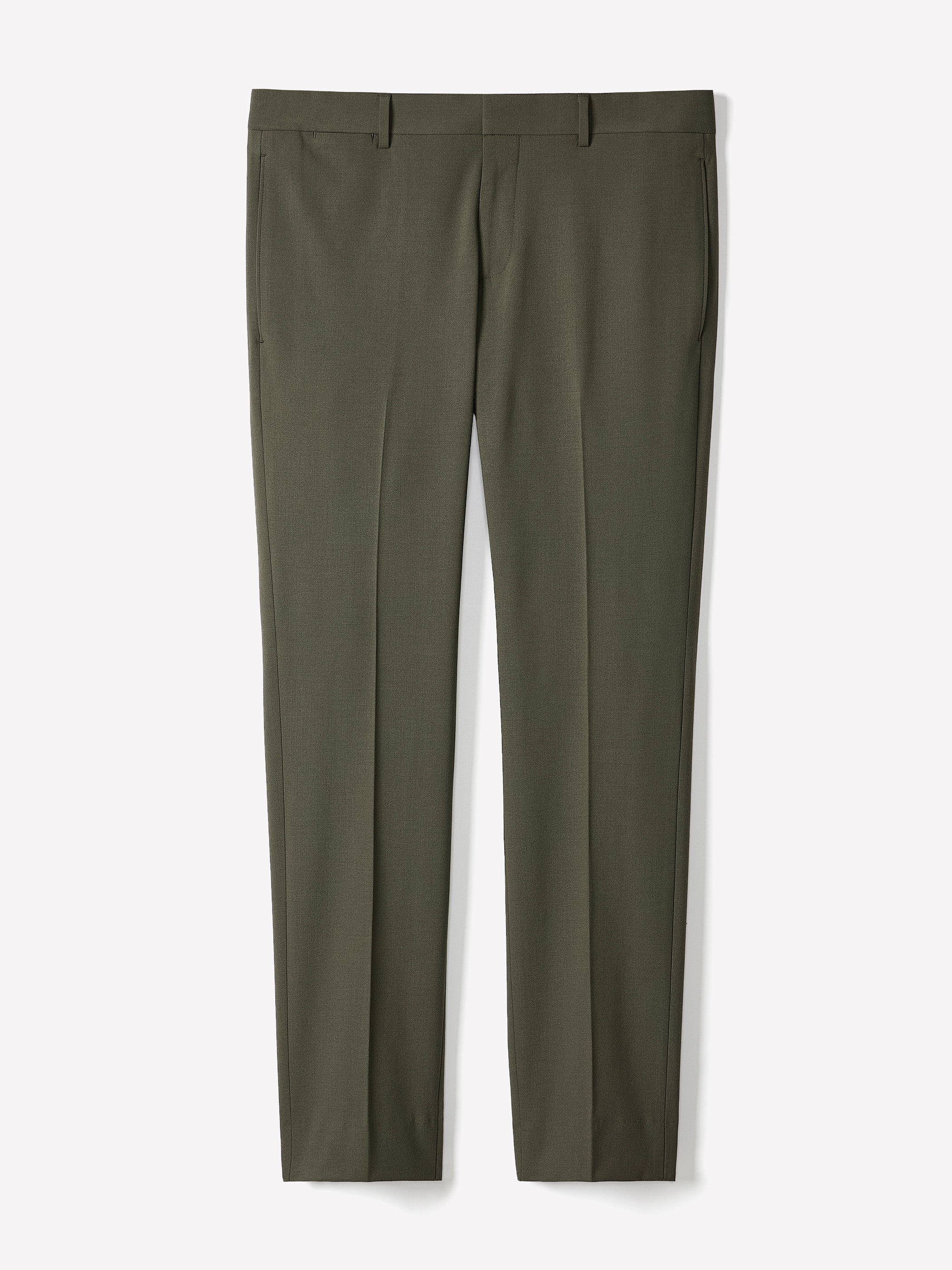 Slim Fit Dark Green Suit Pant rw&co On Sale