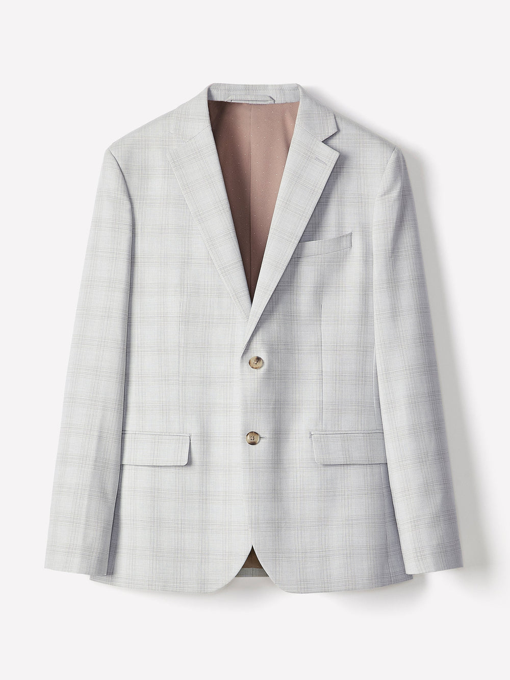 Slim Fit Grey Checkered Suit Blazer rw&co Special Promo Price