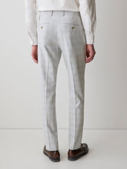 Slim Fit Grey Checkered Suit Pant rw&co Great Value Deal