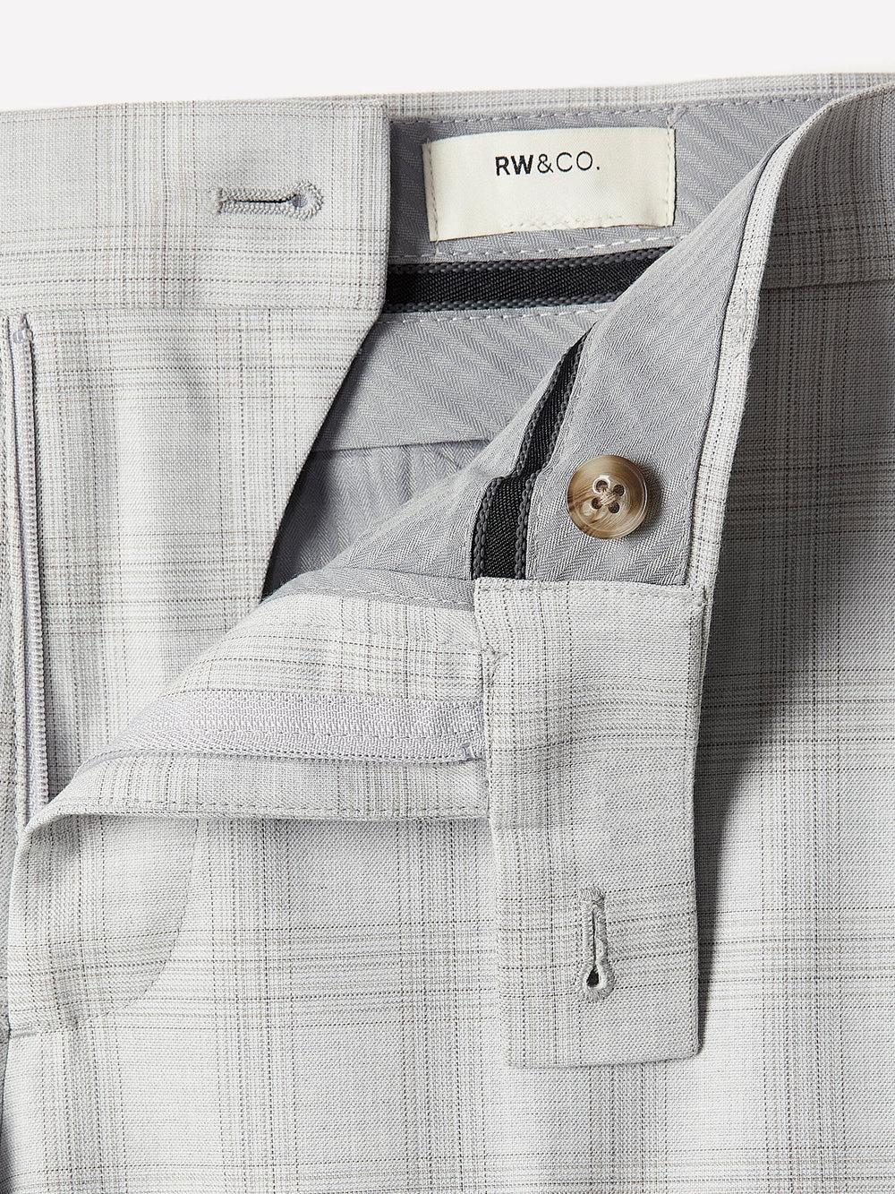 Slim Fit Grey Checkered Suit Pant rw&co Great Value Deal