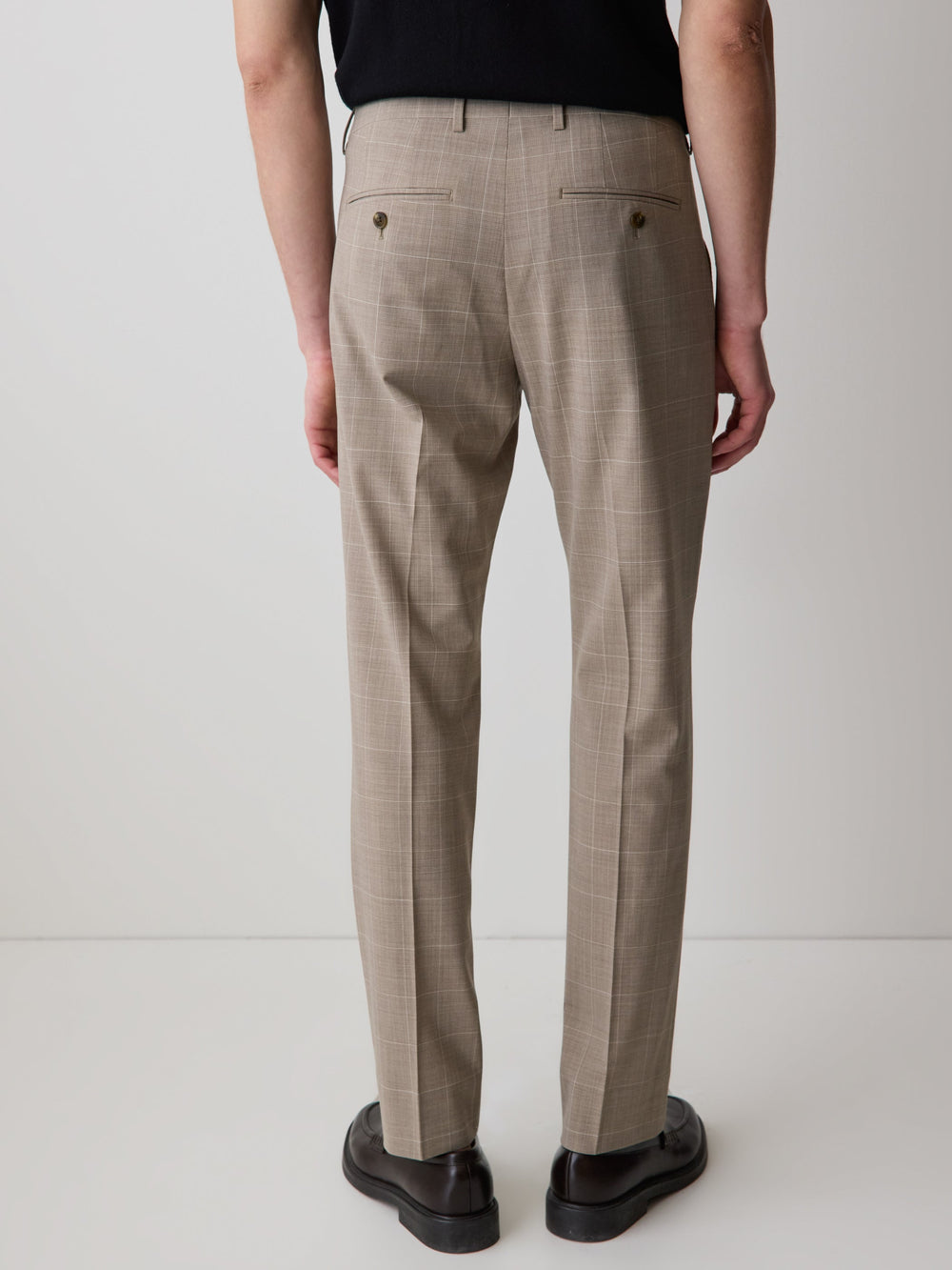 Slim Fit Wool Check Suit Pant rw&co Exclusive Sale Price