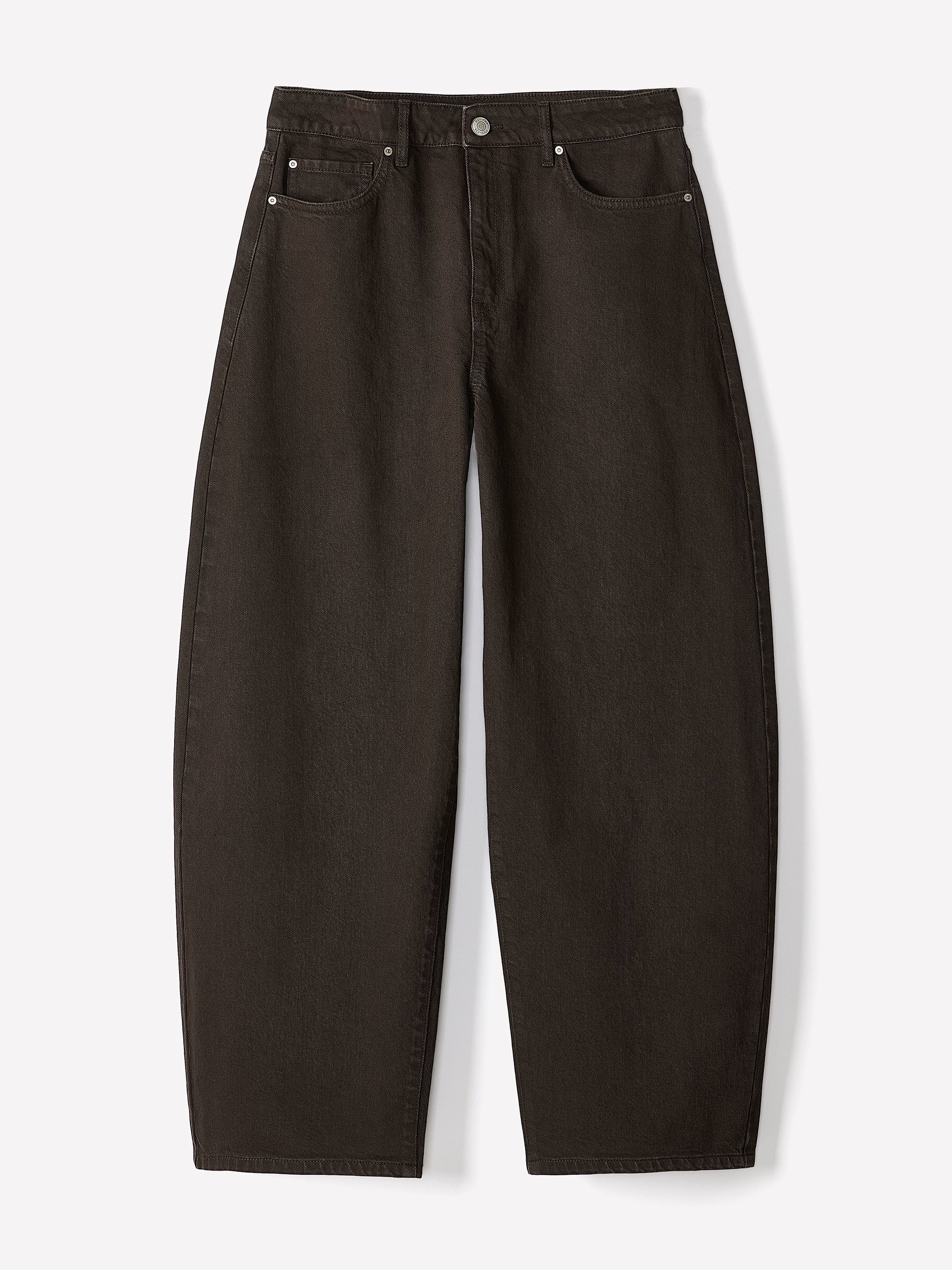 High-Rise Barrel Jeans rw&co Special Offer