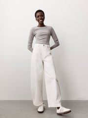 High-Rise Barrel Jeans rw&co Special Offer