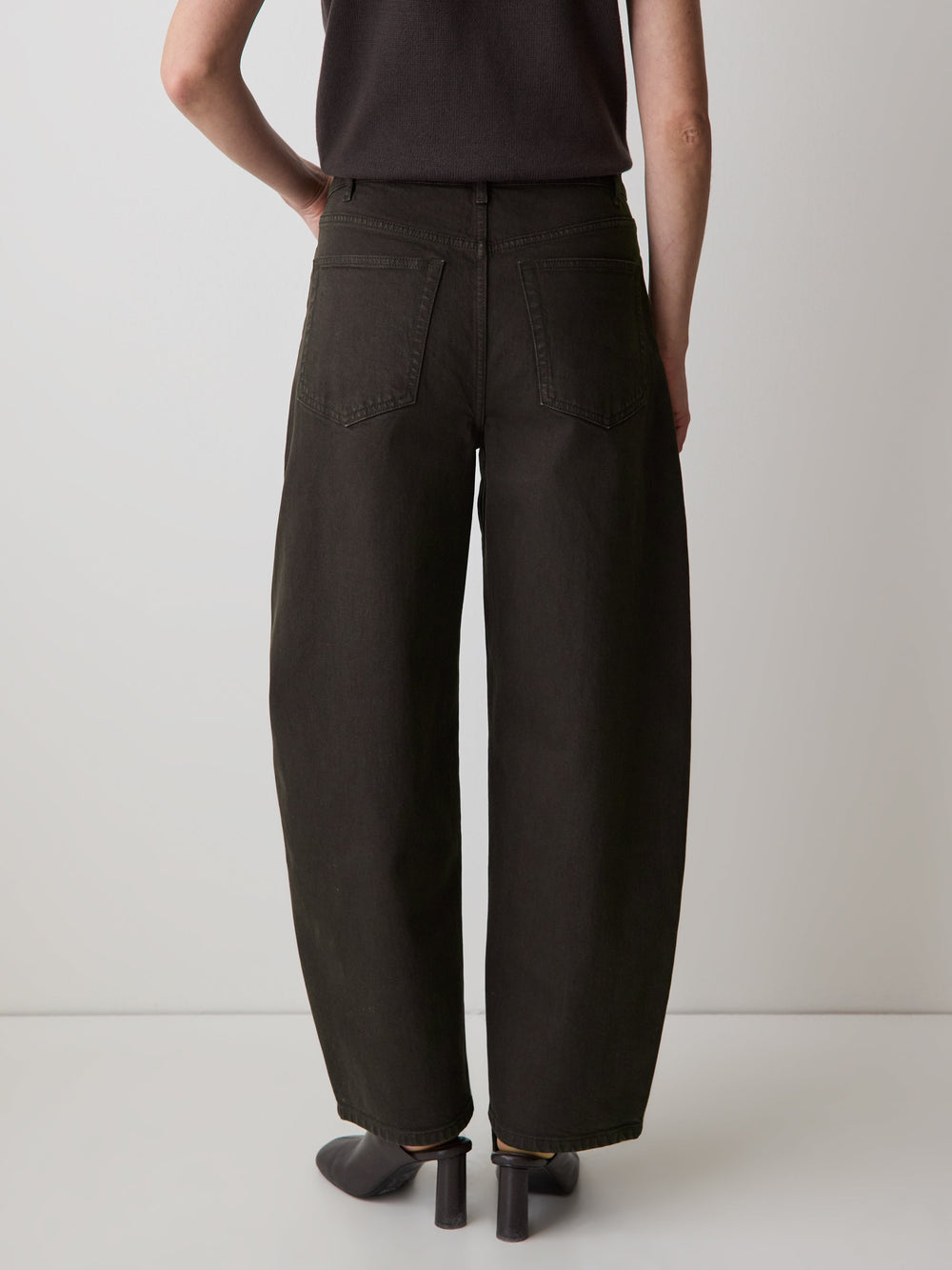 High-Rise Barrel Jeans rw&co Special Offer