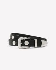 Studded Leather Belt rw&co Exclusive Sale Price