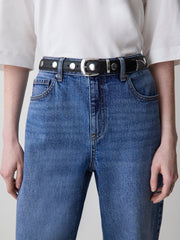 Studded Leather Belt rw&co Exclusive Sale Price