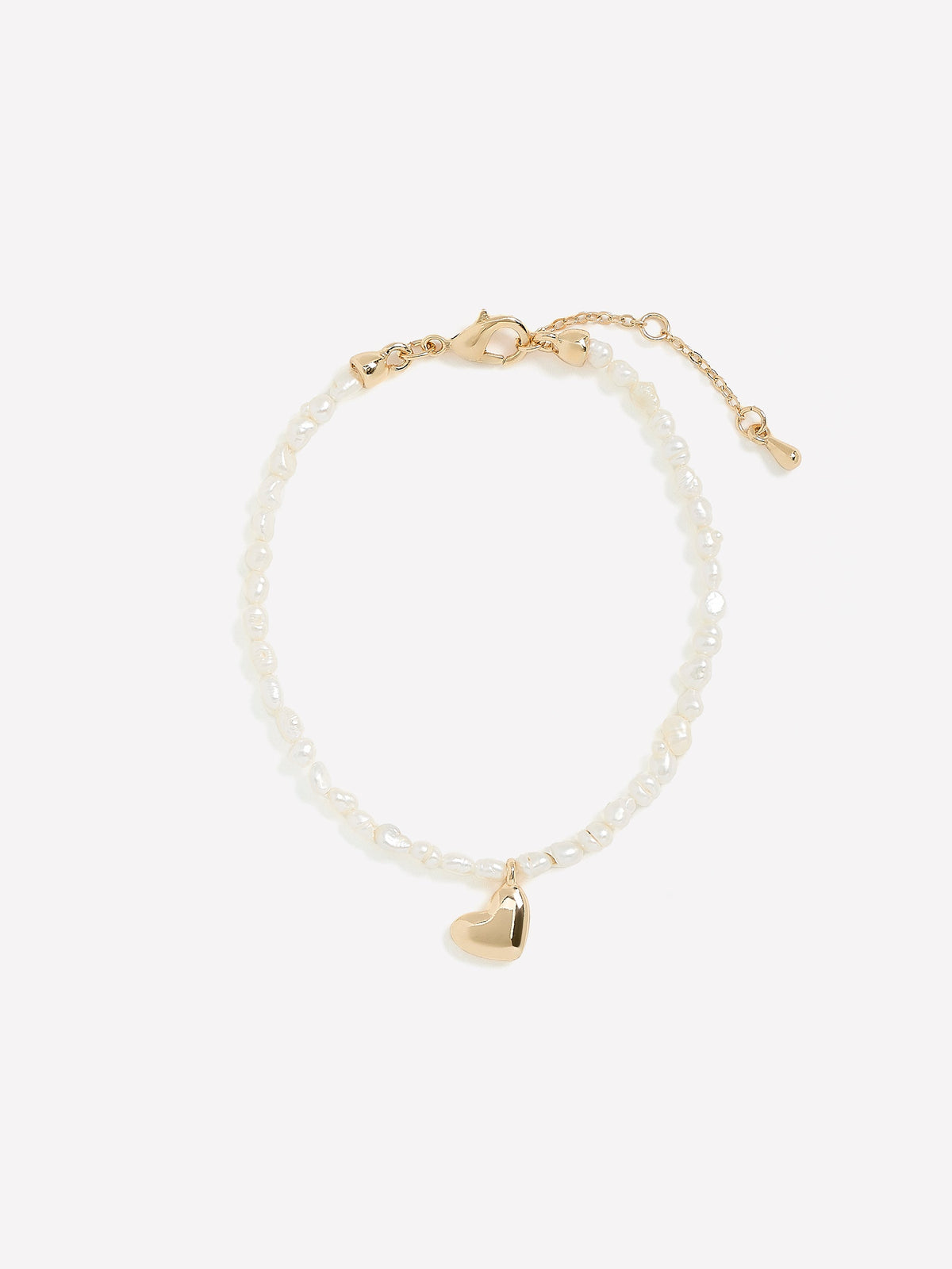 Pearl Bracelet with Heart Charm rw&co Exclusive Sale Price